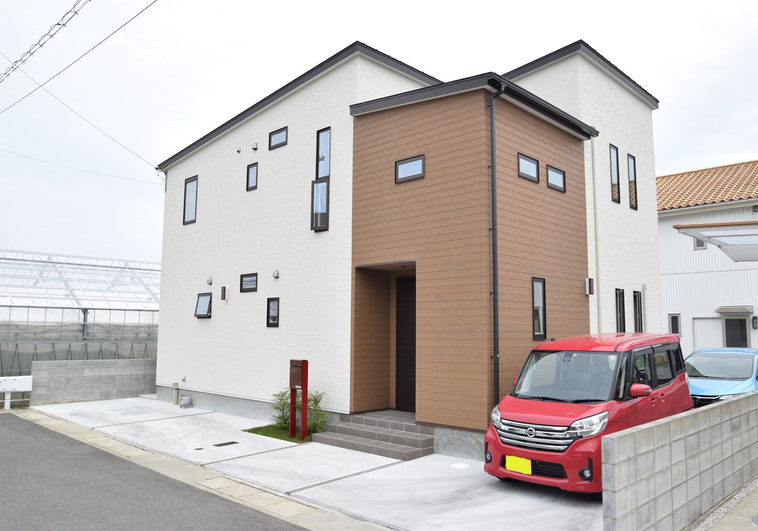 シンプルモダンの外観